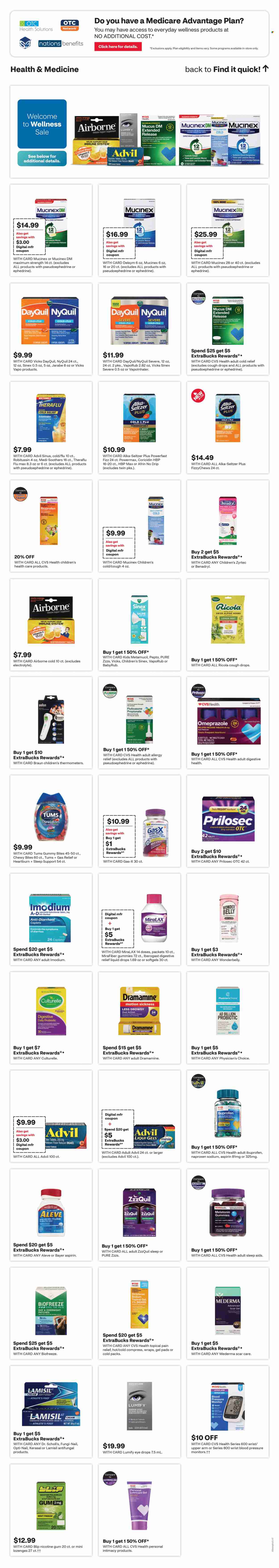 CVS Pharmacy ad - 01/12/2025 - 01/18/2025. Page 1