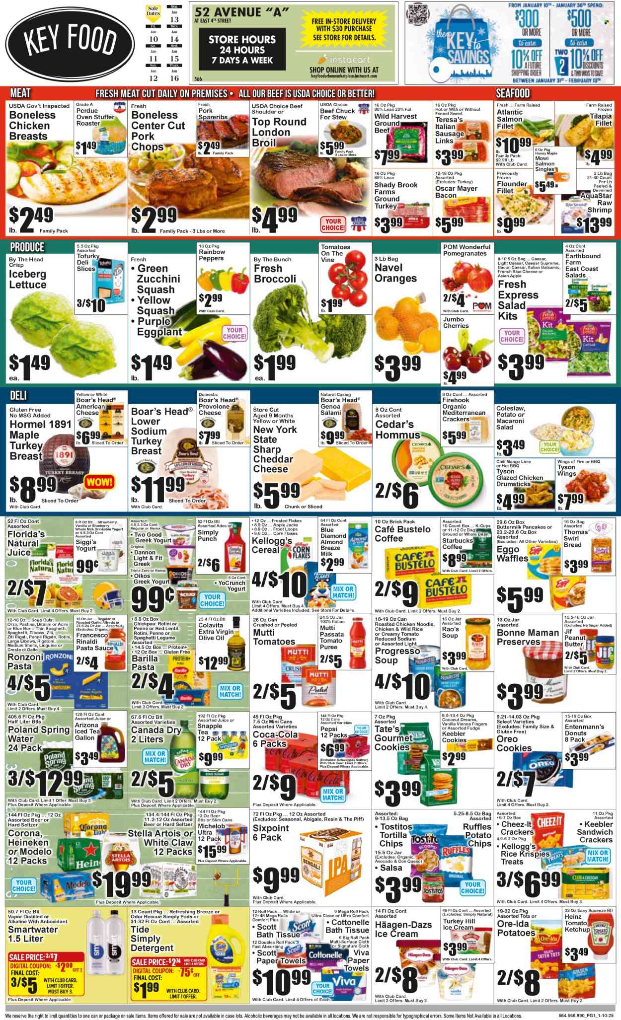 Key Food ad - 01/10/2025 - 01/16/2025. Page 1