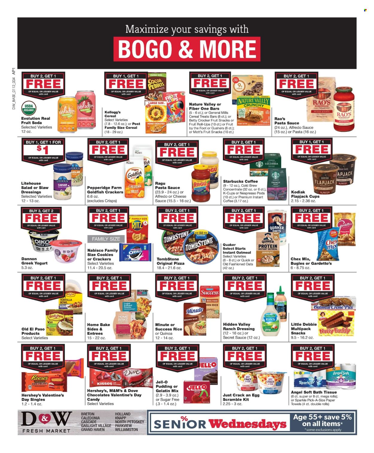 D&W Fresh Market ad - 01/12/2025 - 01/18/2025. Page 1