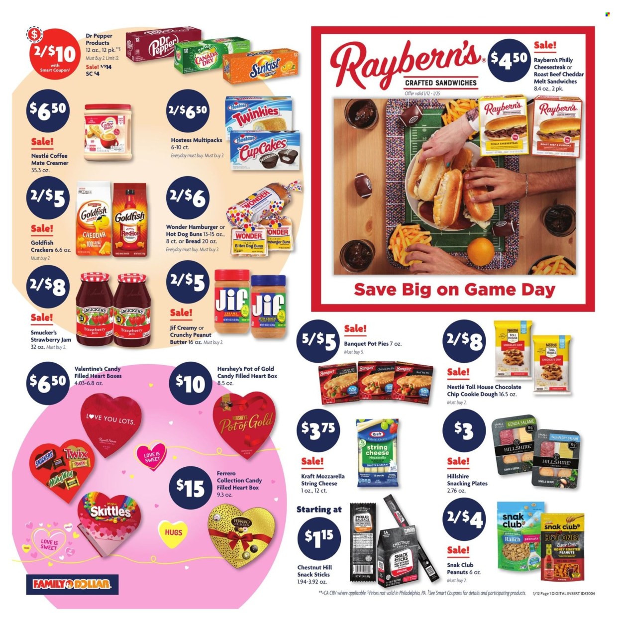 Family Dollar ad - 01/12/2025 - 01/18/2025. Page 1