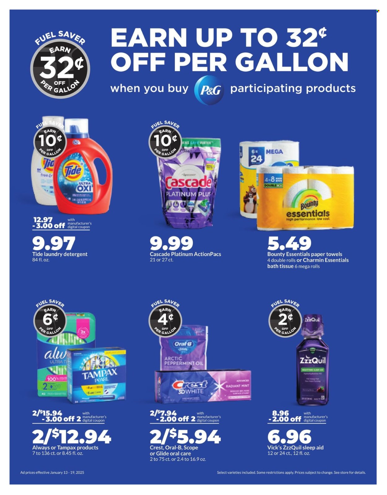 Hy-Vee ad - 01/13/2025 - 01/19/2025. Page 1