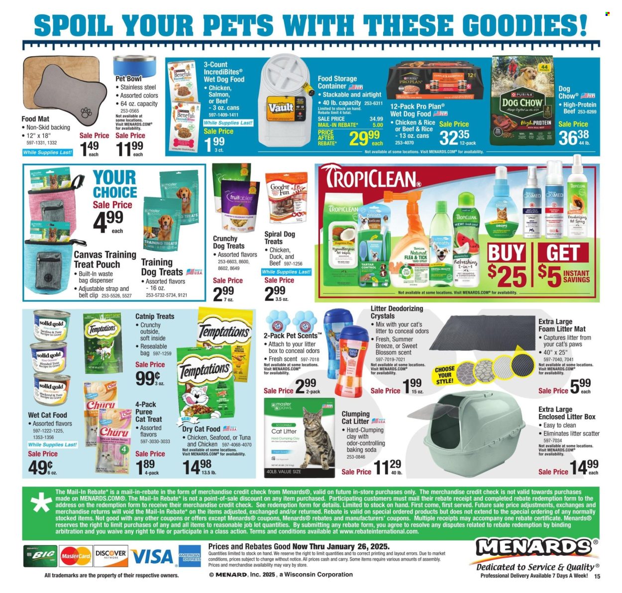 Menards ad - 01/13/2025 - 01/26/2025. Page 1