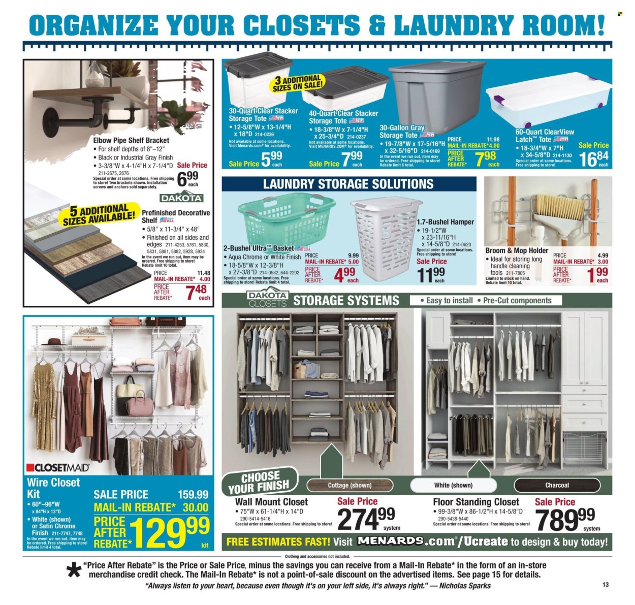 Menards ad - 01/13/2025 - 01/26/2025. Page 1