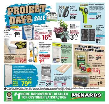 Menards Flyer - 01/13/2025 - 01/26/2025.