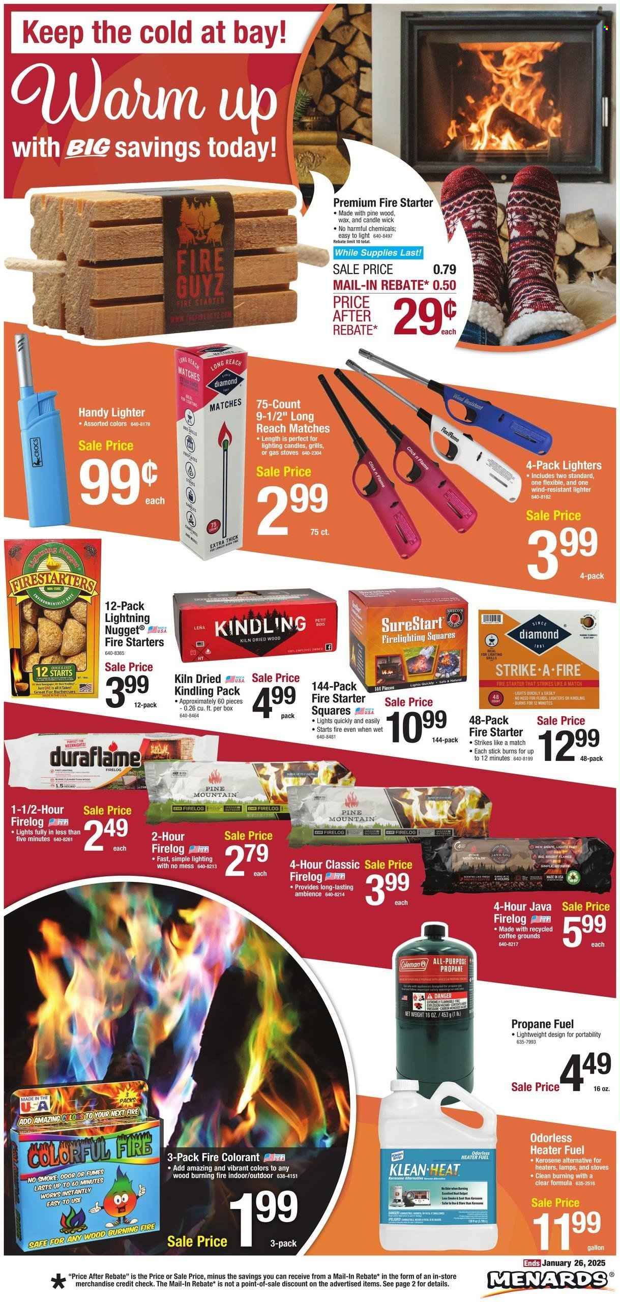 Menards ad - 01/13/2025 - 01/26/2025. Page 1