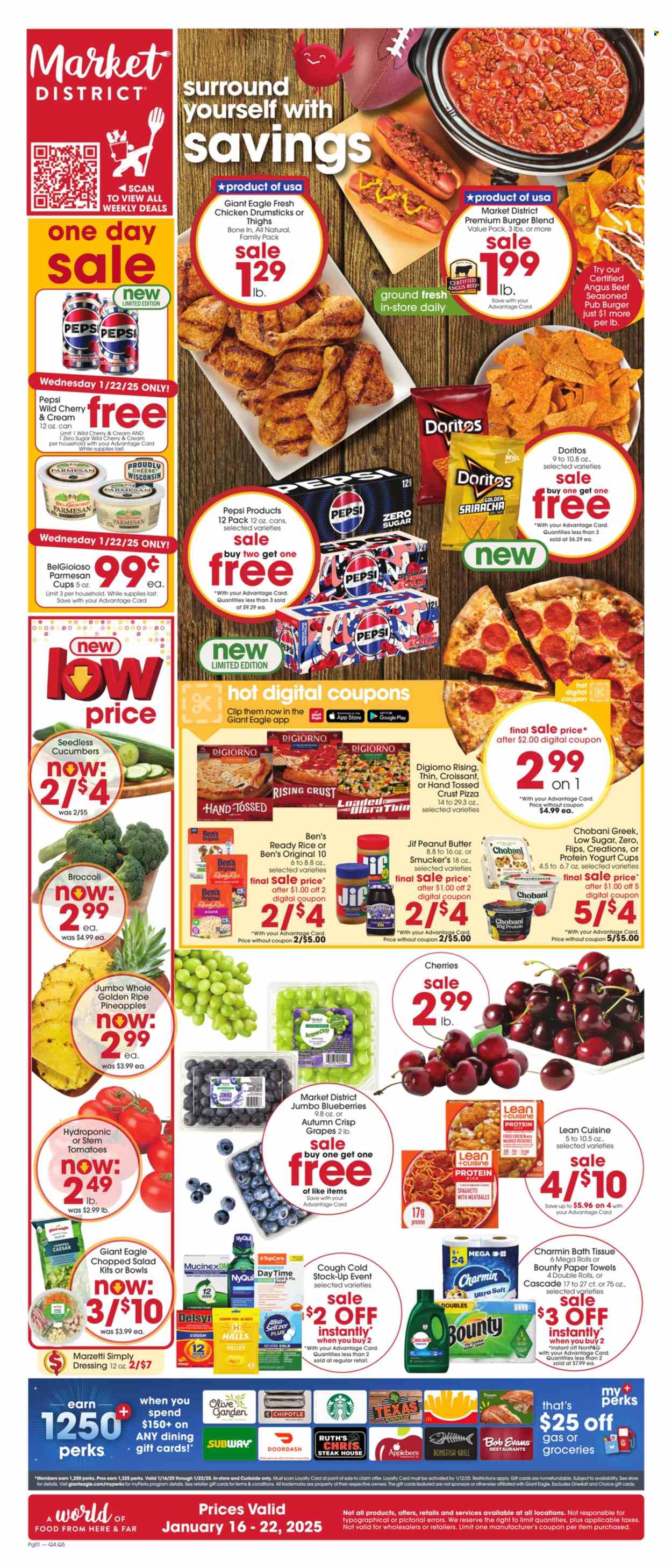 Giant Eagle ad - 01/16/2025 - 01/22/2025. Page 1