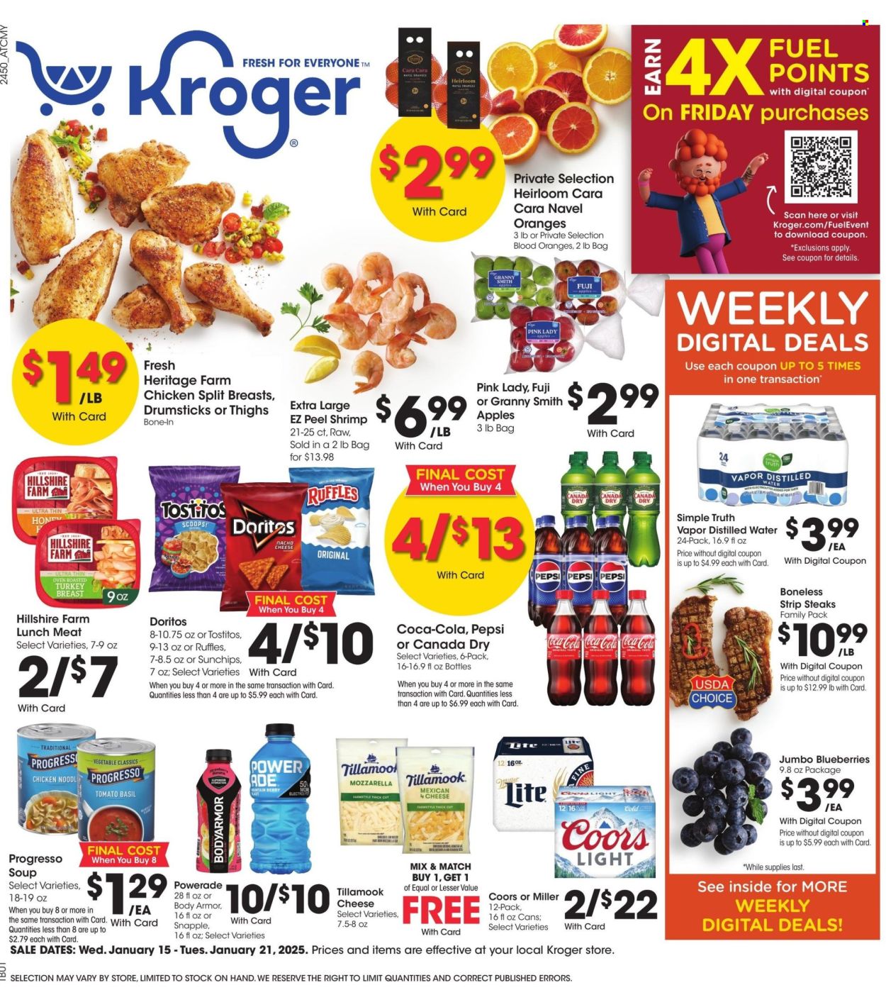 Kroger ad - 01/15/2025 - 01/21/2025. Page 1