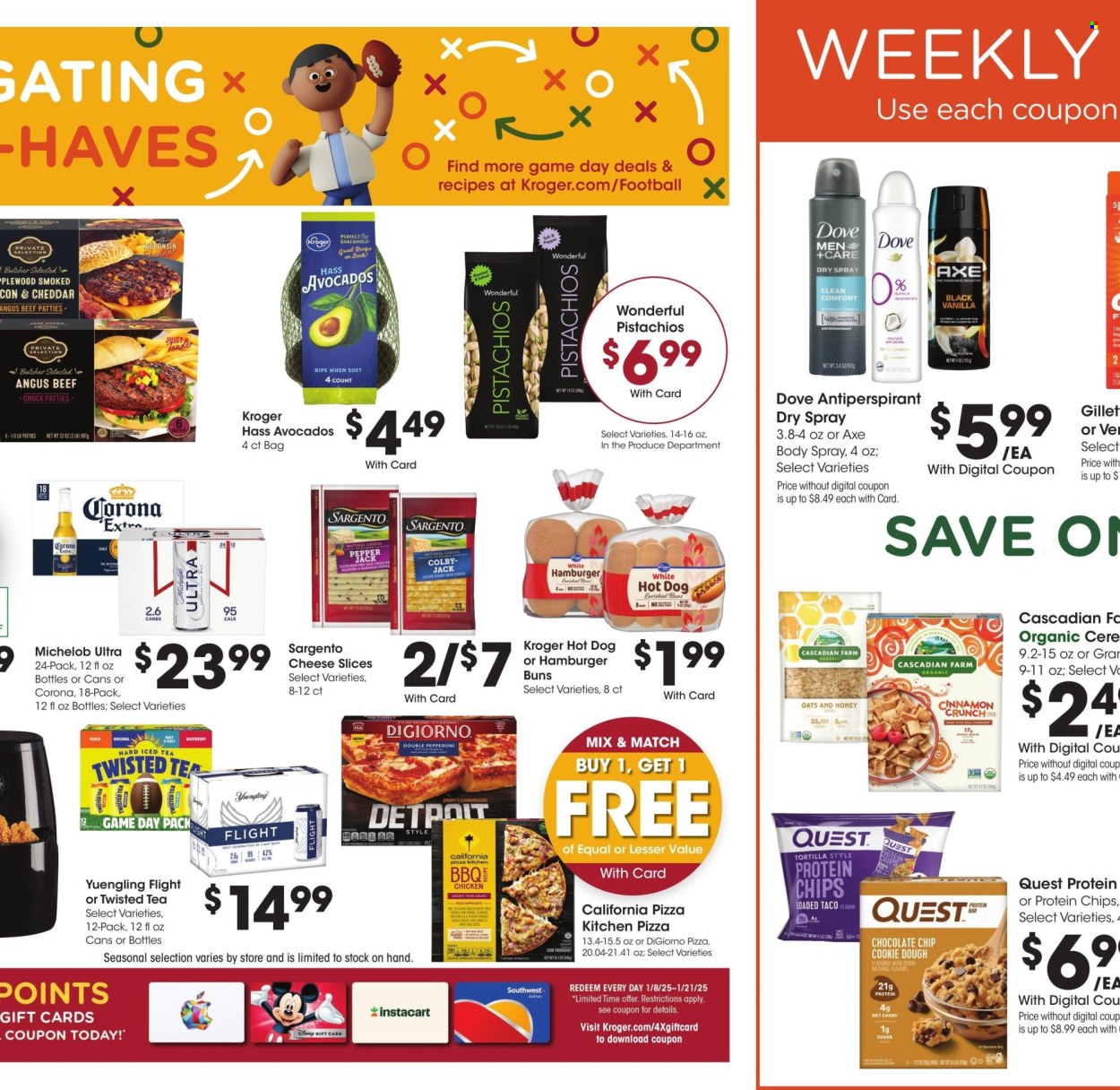 Kroger ad - 01/15/2025 - 01/21/2025. Page 1