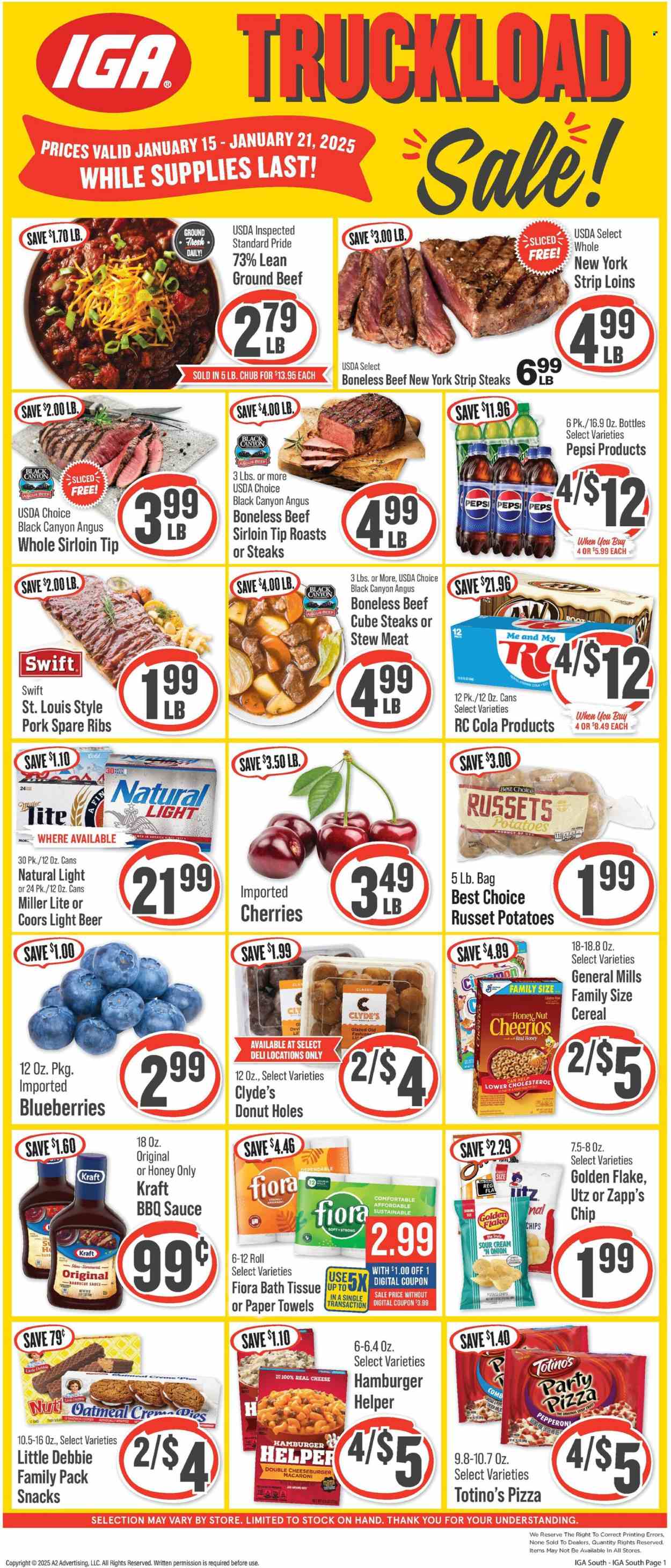 IGA ad - 01/15/2025 - 01/21/2025. Page 1