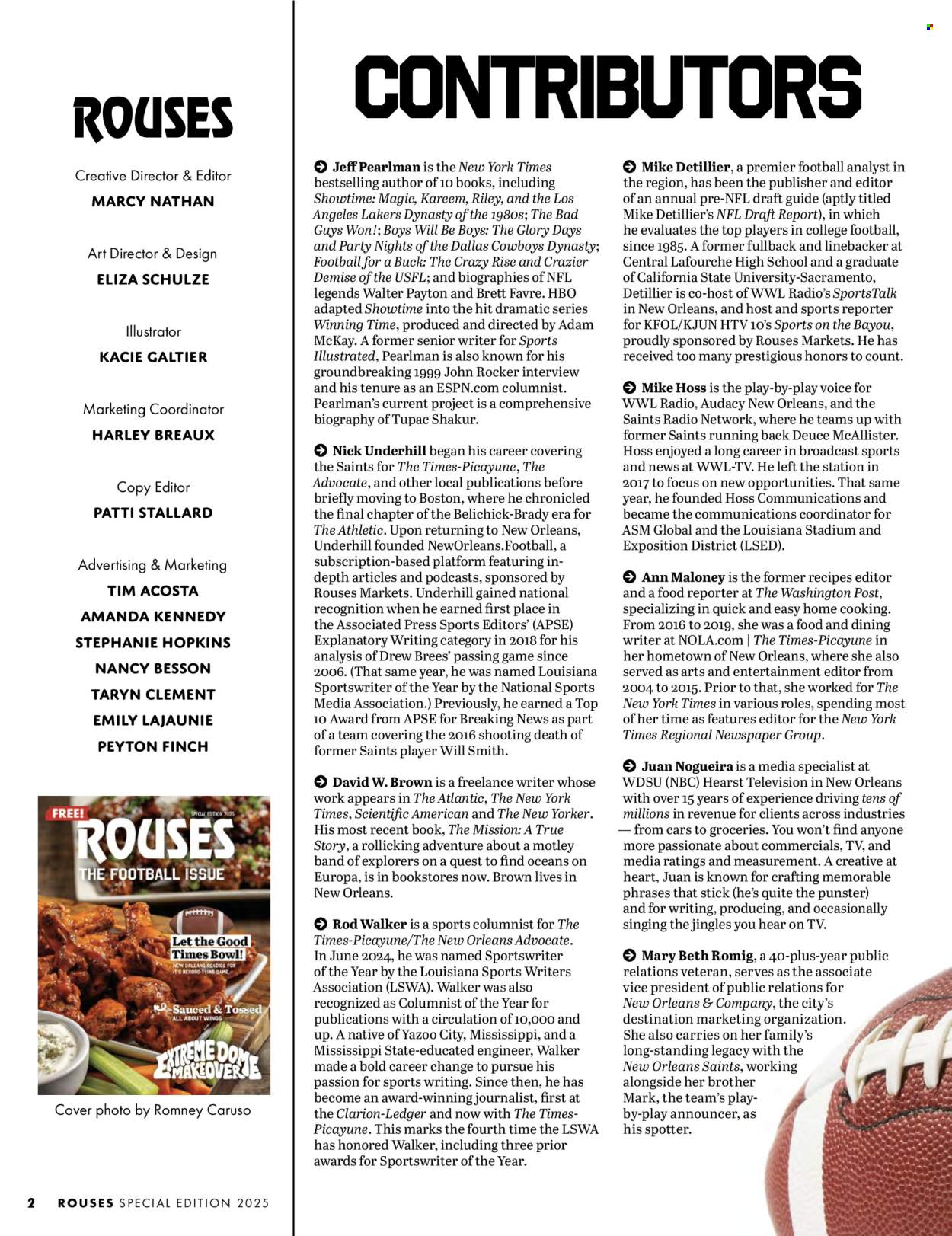 Rouses Markets ad. Page 1