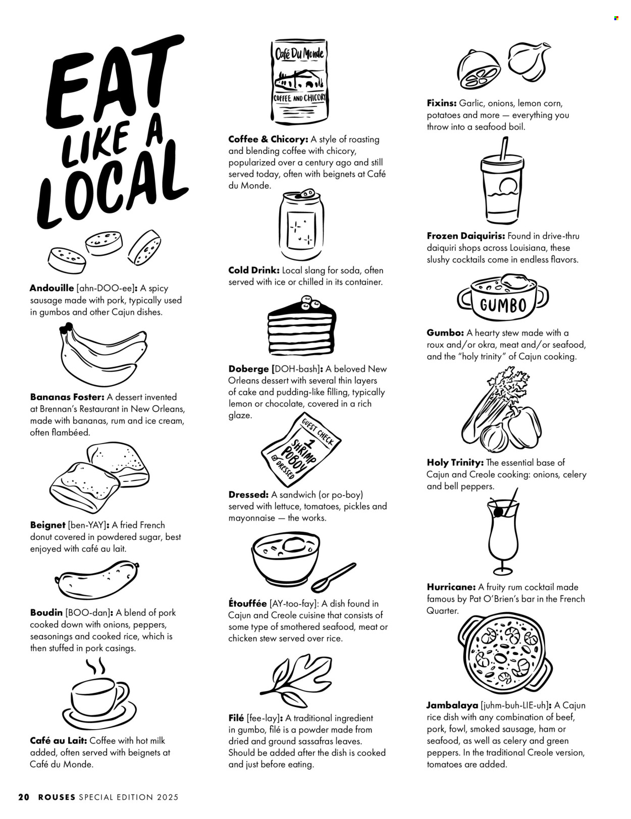 Rouses Markets ad. Page 1