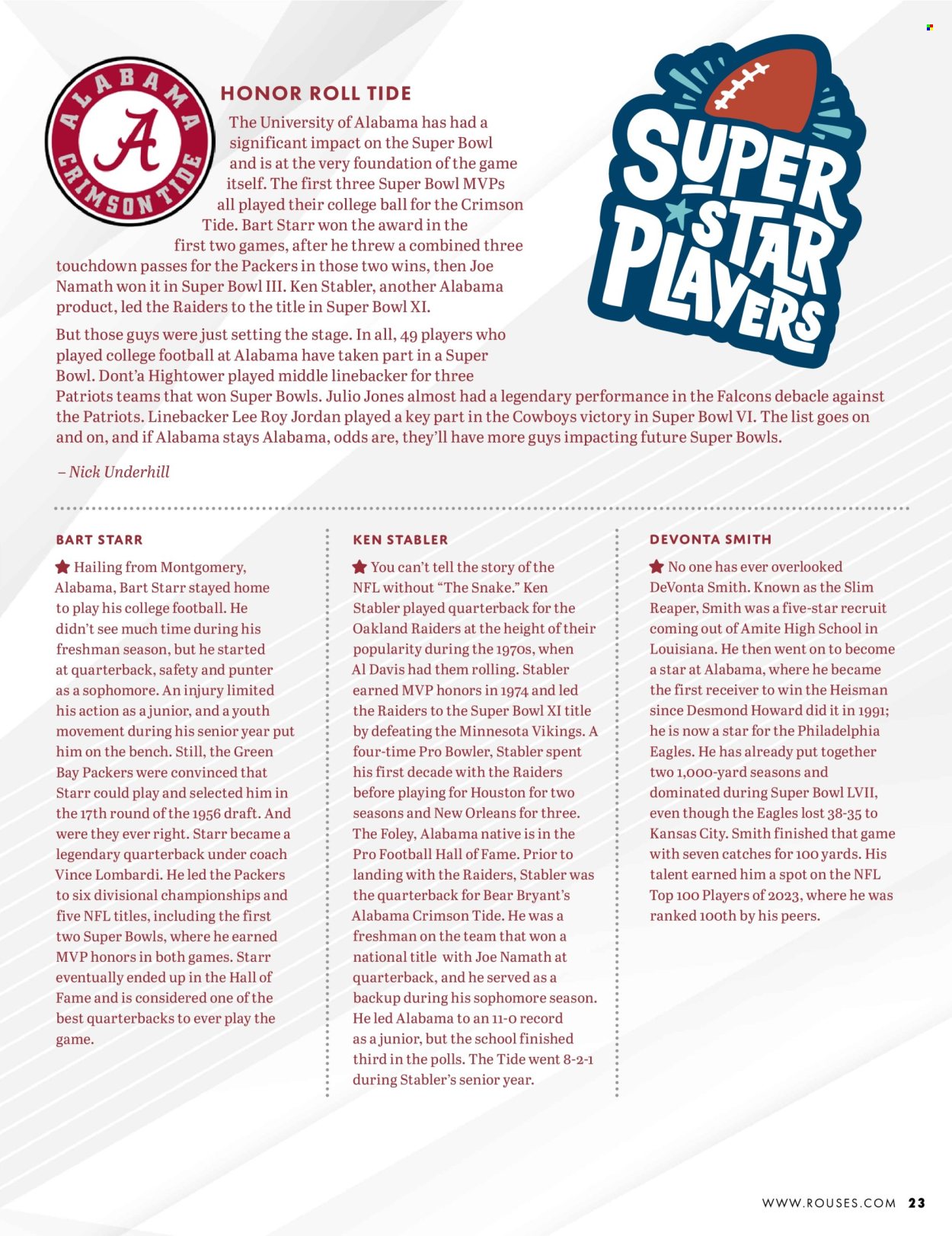 Rouses Markets ad. Page 1