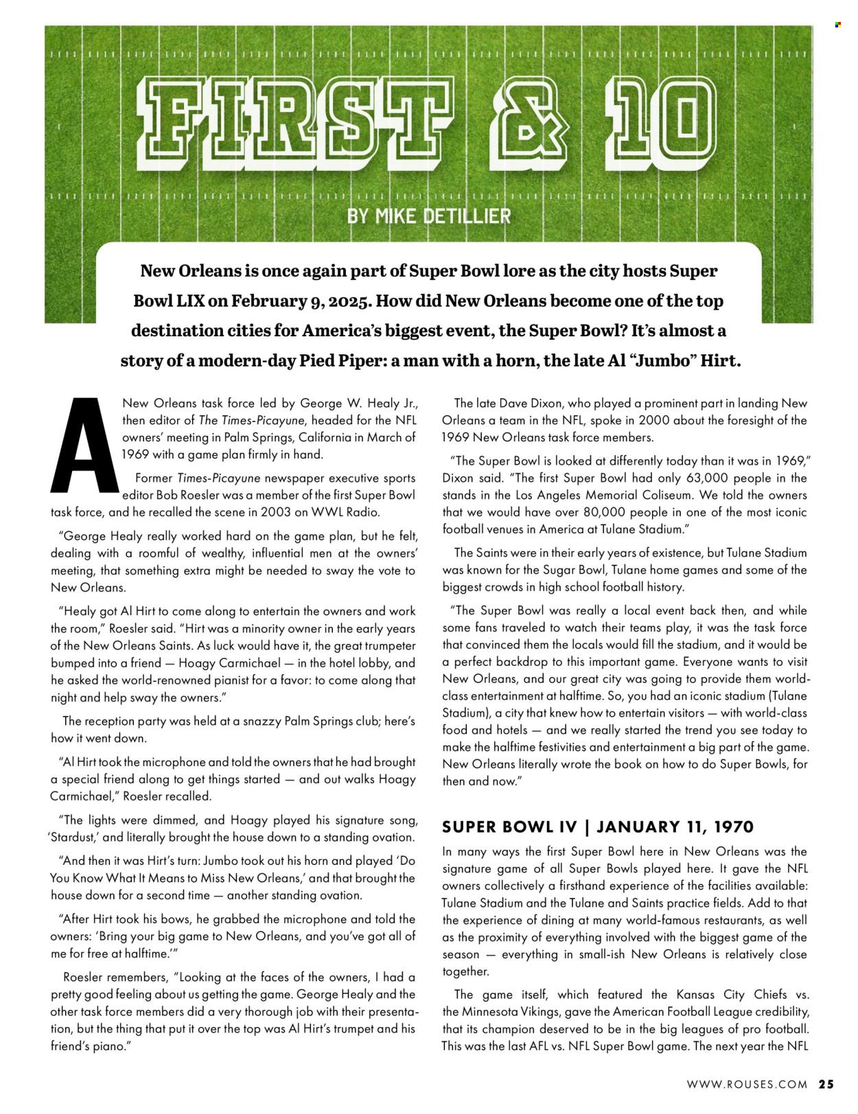 Rouses Markets ad. Page 1