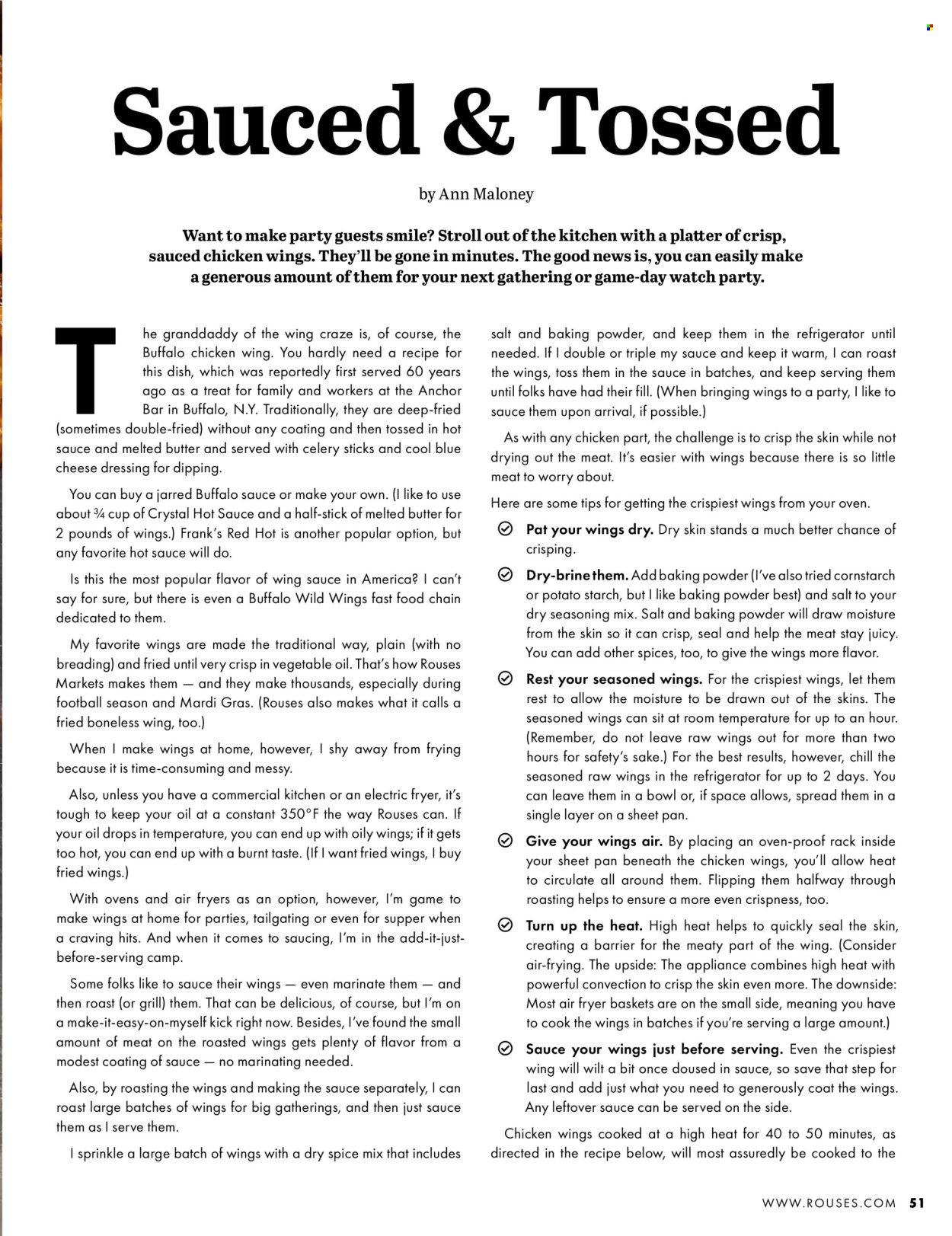 Rouses Markets ad. Page 1