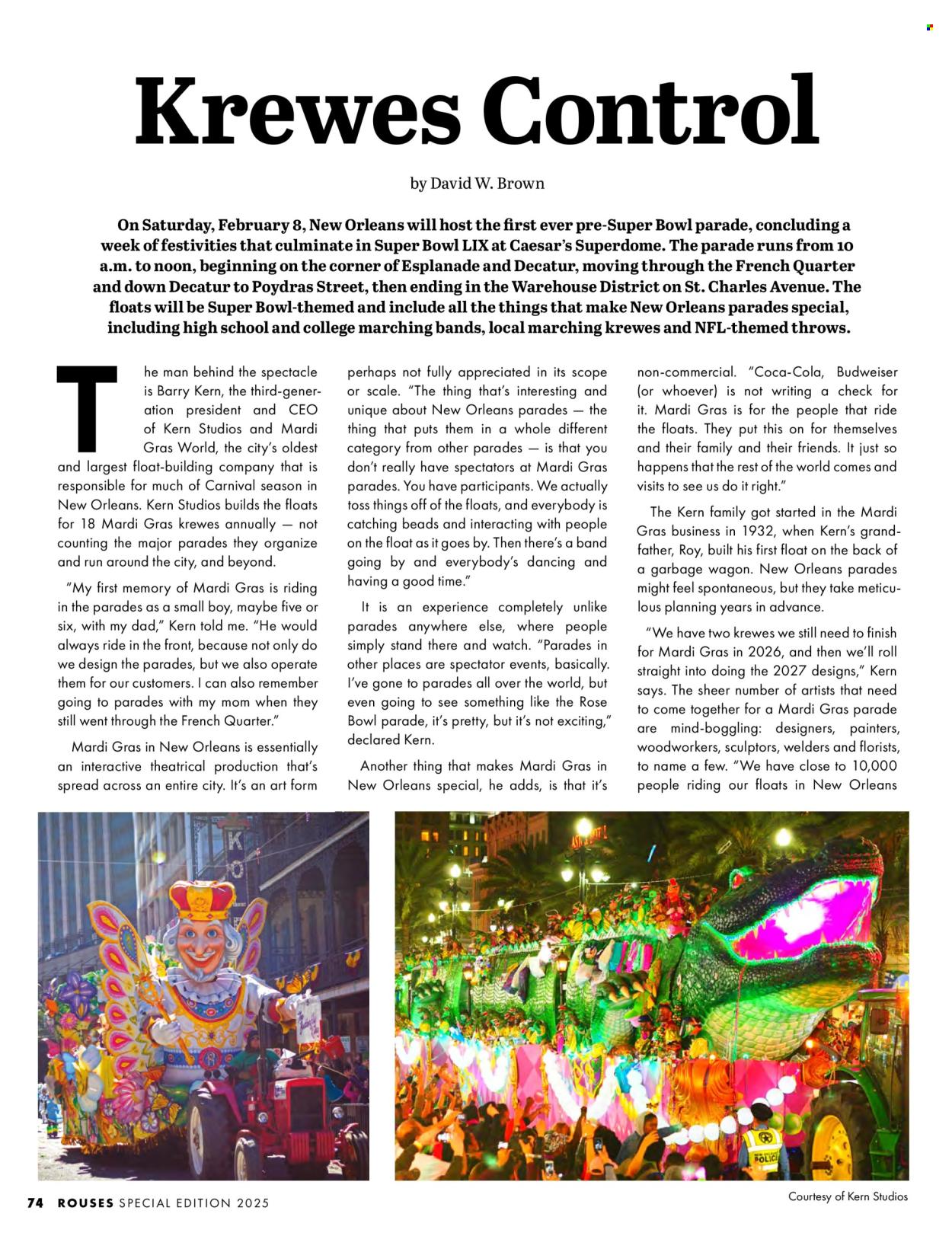 Rouses Markets ad. Page 1
