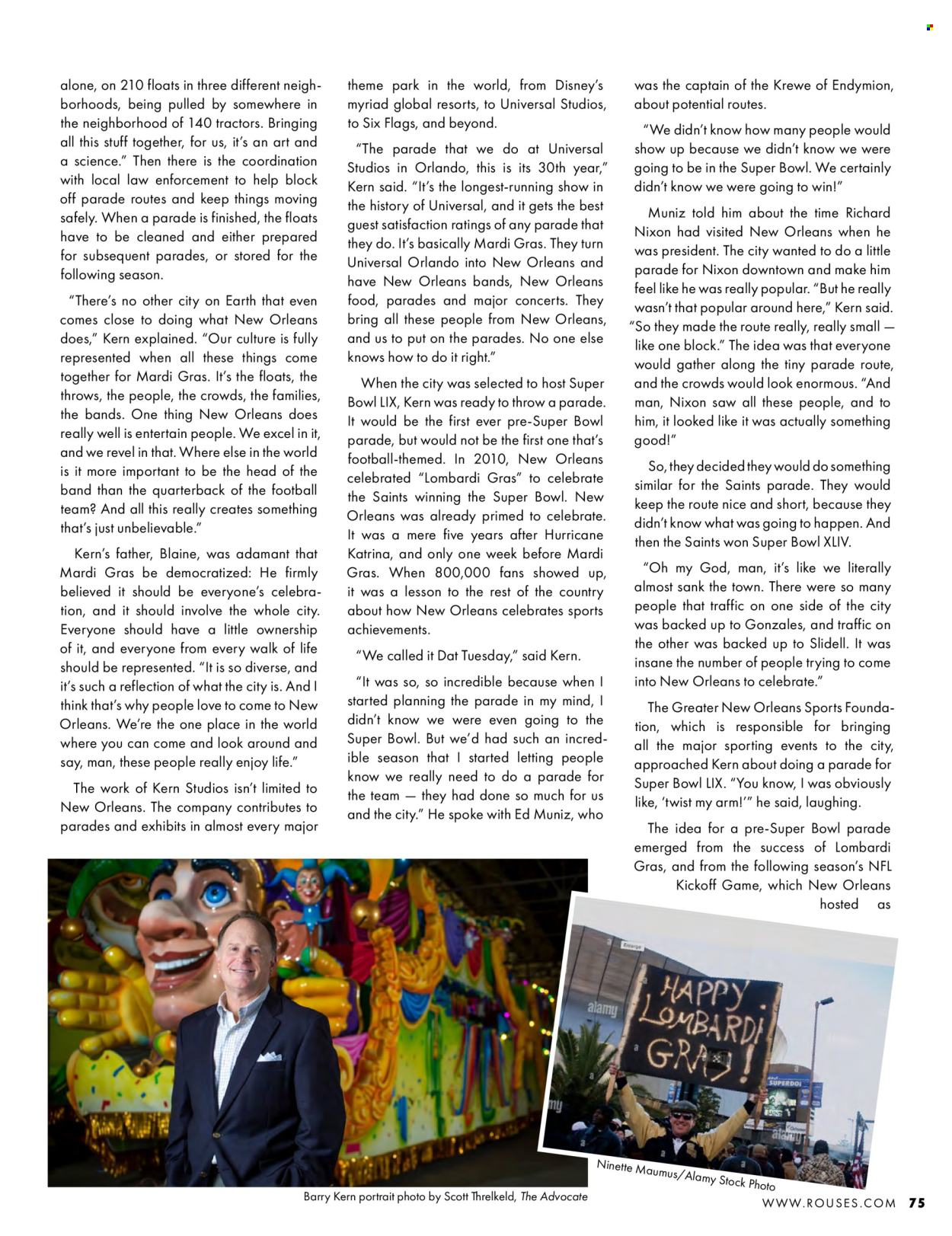 Rouses Markets ad. Page 1