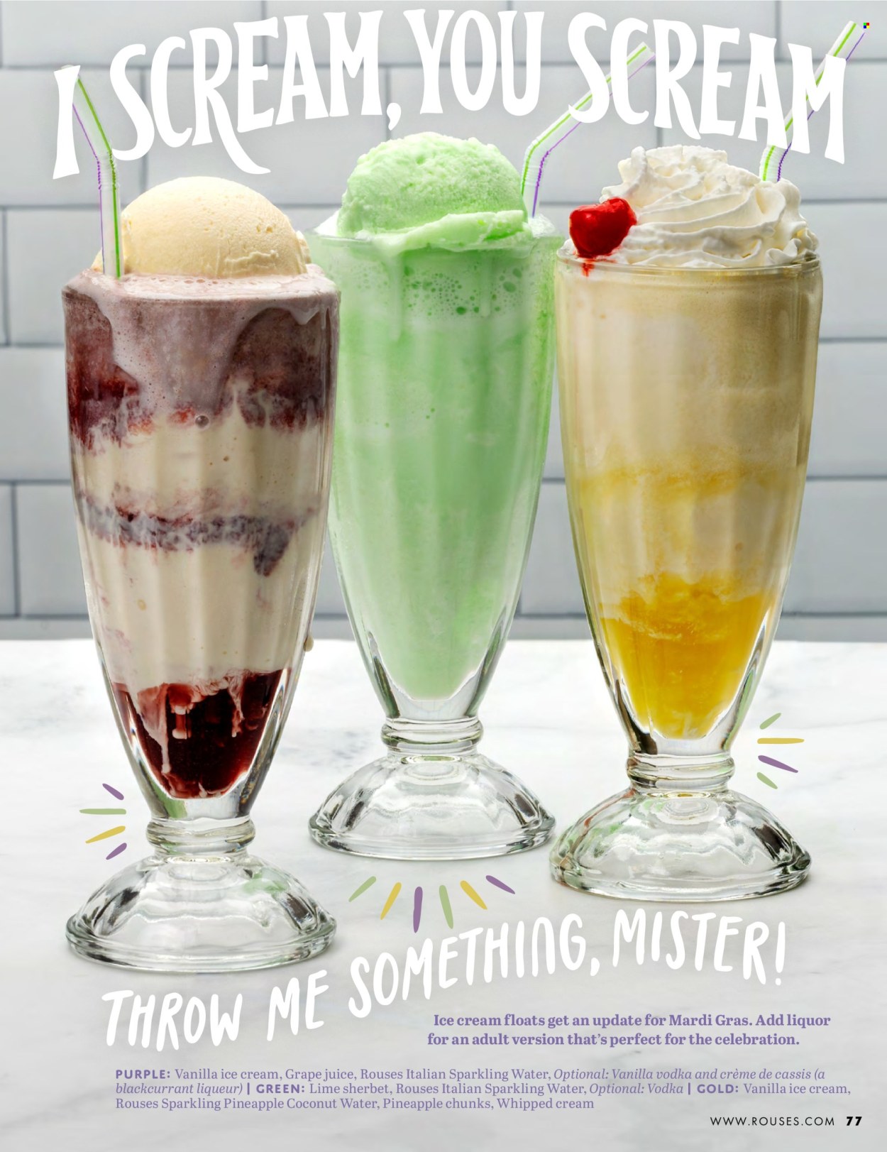 Rouses Markets ad. Page 1