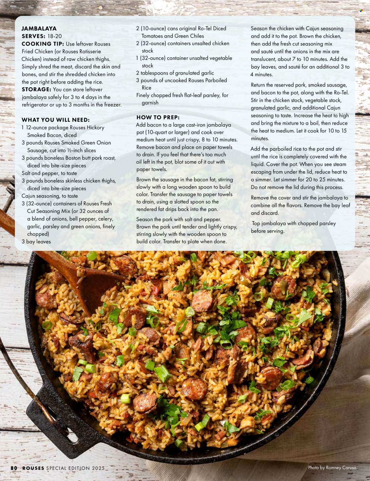 Rouses Markets ad. Page 1