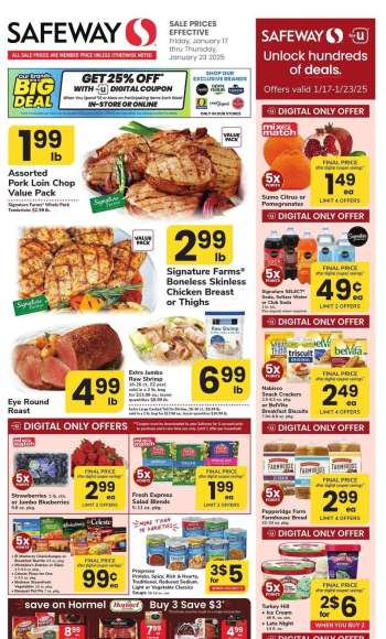 Safeway Flyer - 01/17/2025 - 01/23/2025.