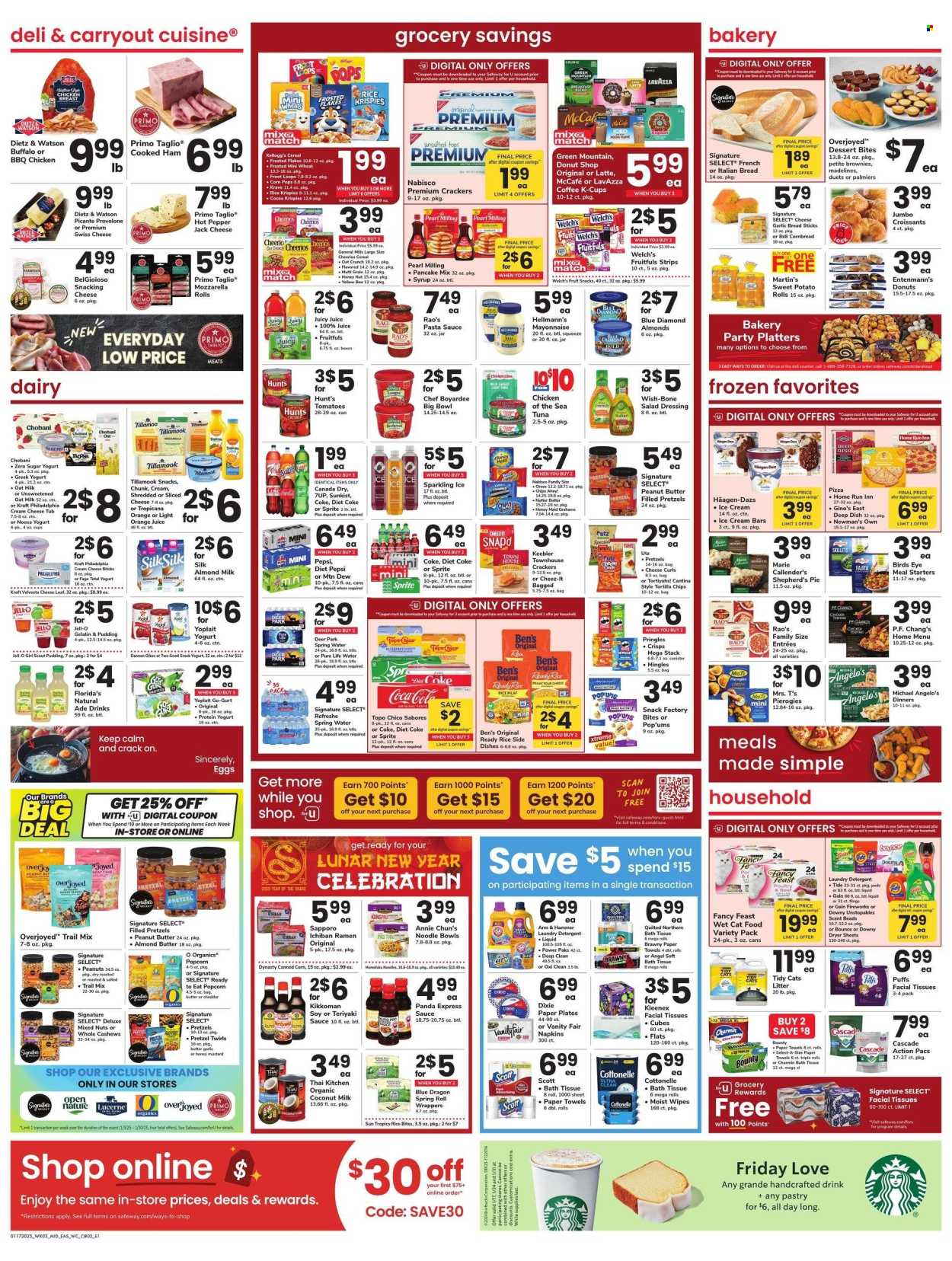 Safeway ad - 01/17/2025 - 01/23/2025. Page 1