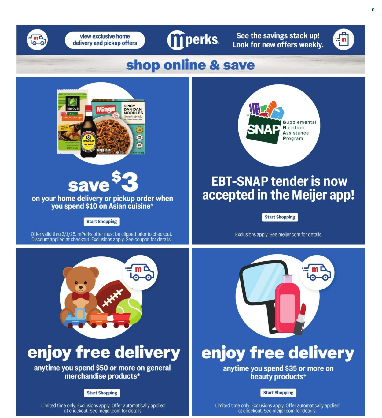 Meijer ad - 01/19/2025 - 01/25/2025. Page 1