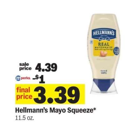 Hellmann's Mayo Squeeze - 11.5 oz.