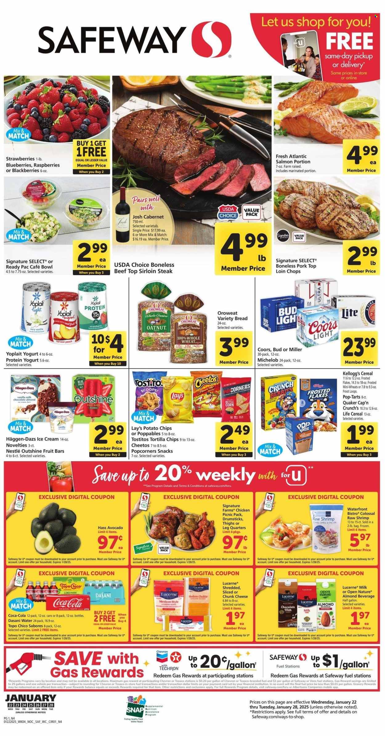 Safeway ad - 01/22/2025 - 01/28/2025. Page 1