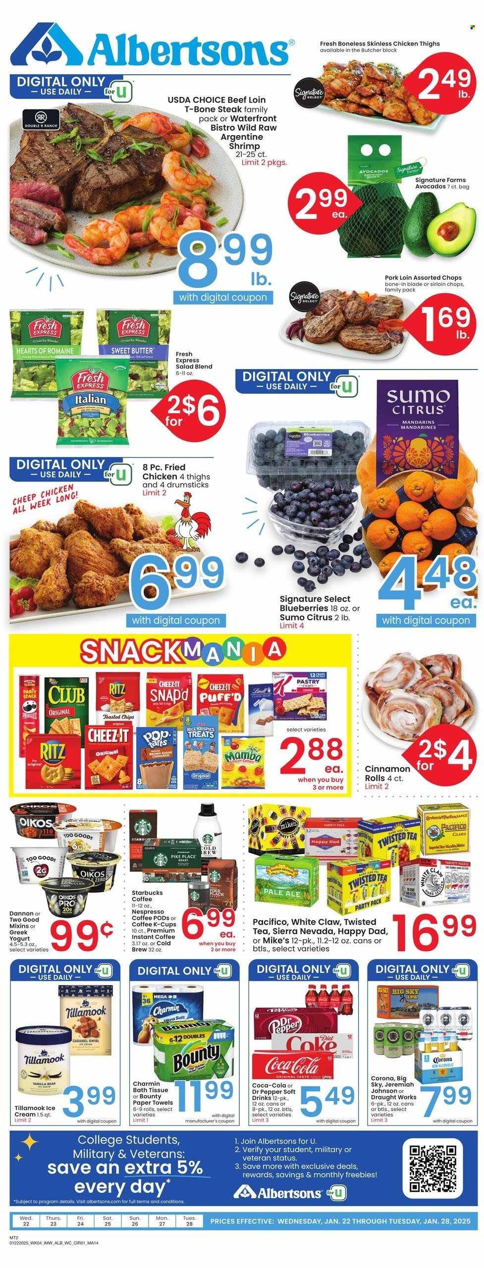 Albertsons ad - 01/22/2025 - 01/28/2025. Page 1