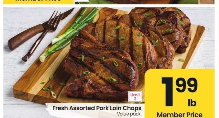 Fresh Assorted Pork Loin Chops - Value pack.