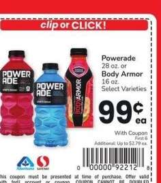 Powerade or Body Armor