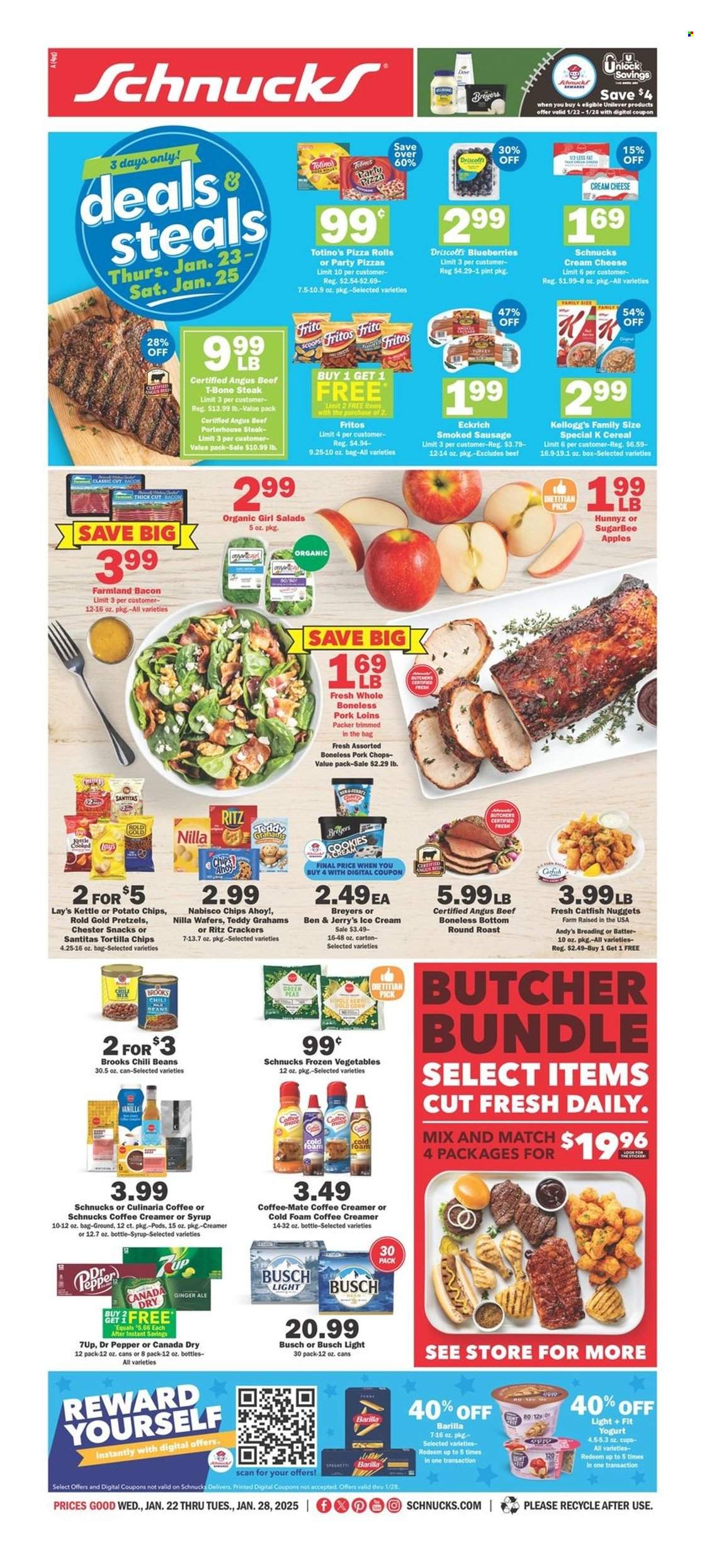 Schnucks ad - 01/22/2025 - 01/28/2025. Page 1