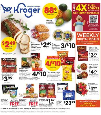 Kroger Flyer - 01/22/2025 - 01/28/2025.