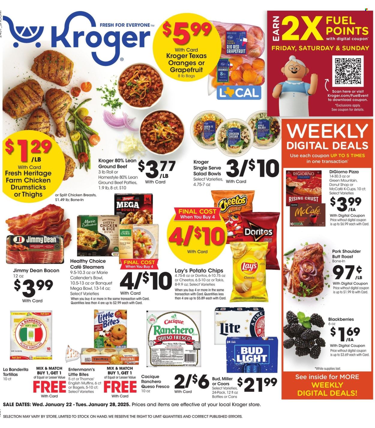 Kroger ad - 01/22/2025 - 01/28/2025. Page 1