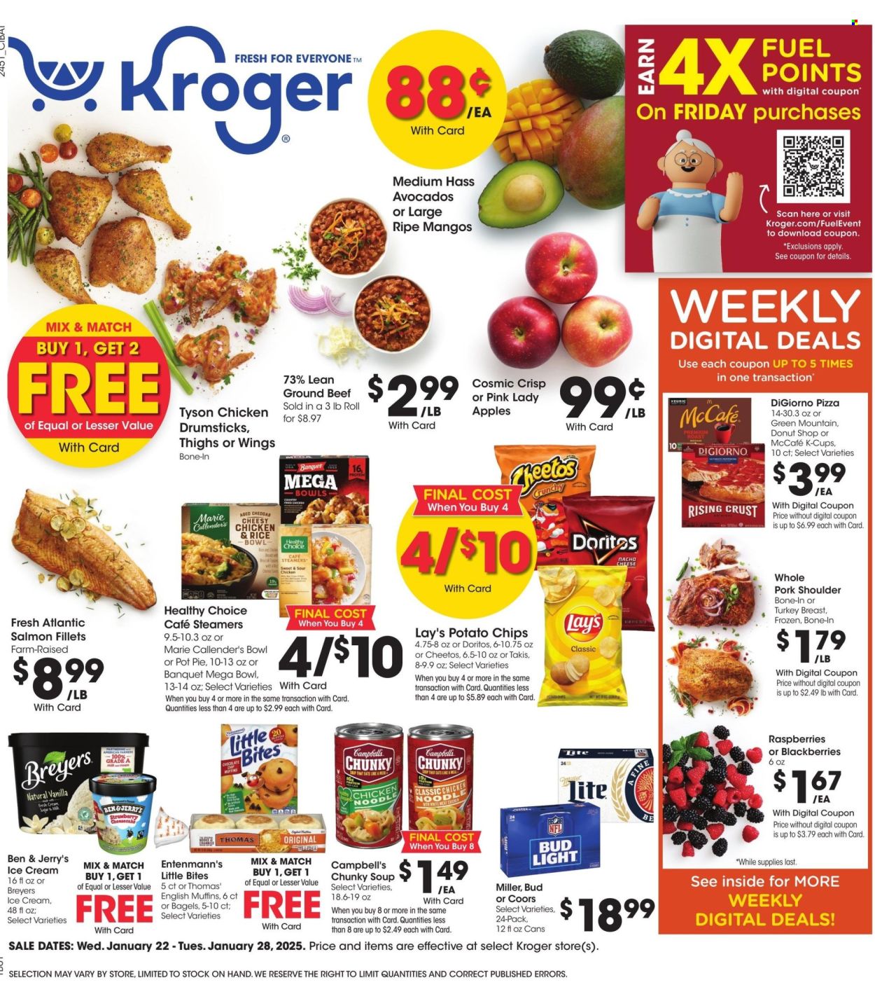 Kroger ad - 01/22/2025 - 01/28/2025. Page 1