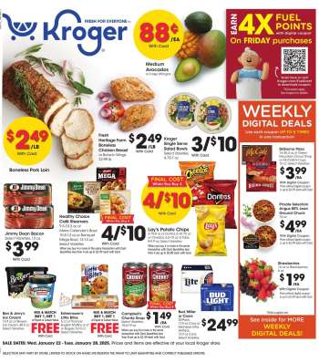 Kroger Flyer - 01/22/2025 - 01/28/2025.