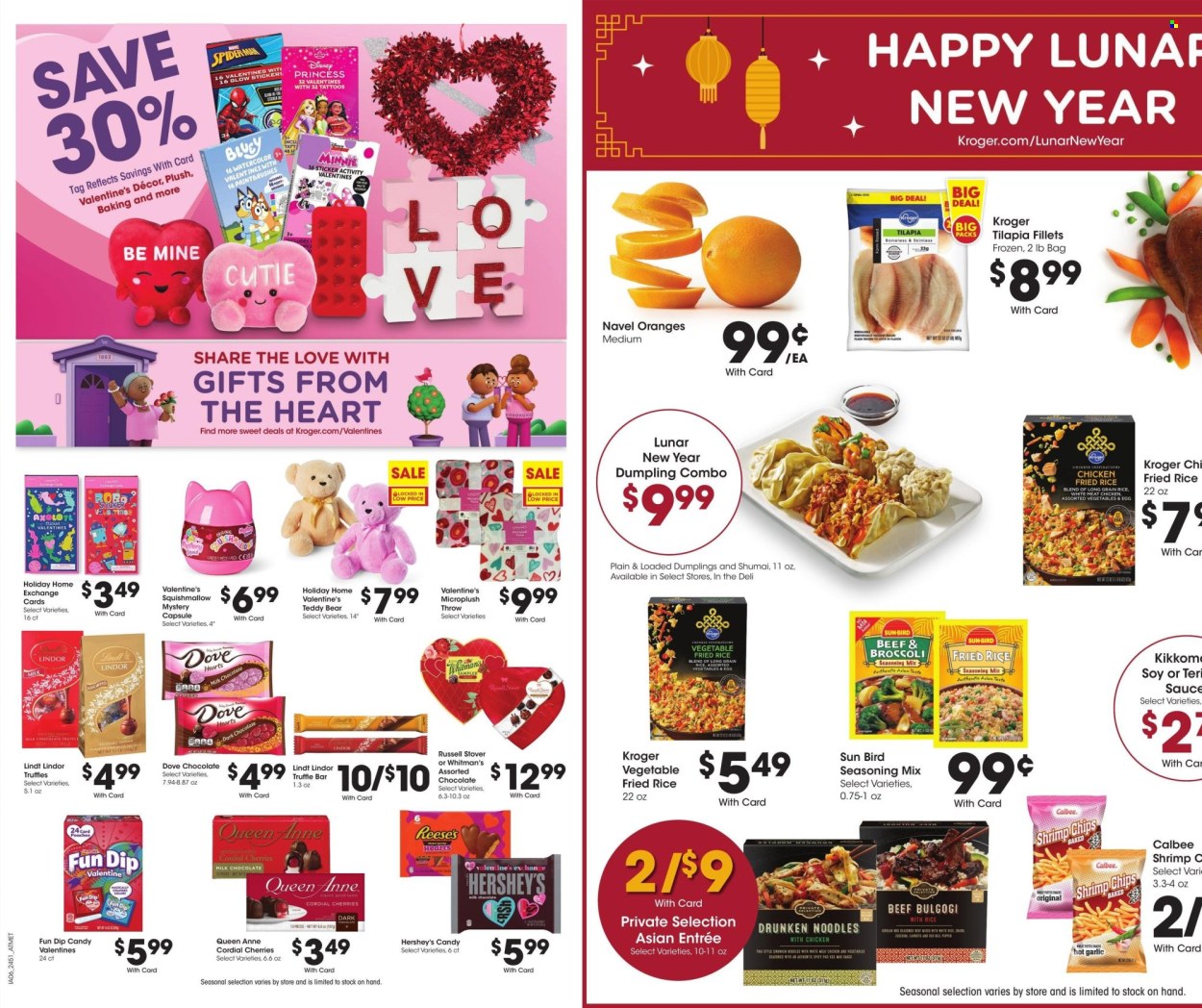 Kroger ad - 01/22/2025 - 01/28/2025. Page 1