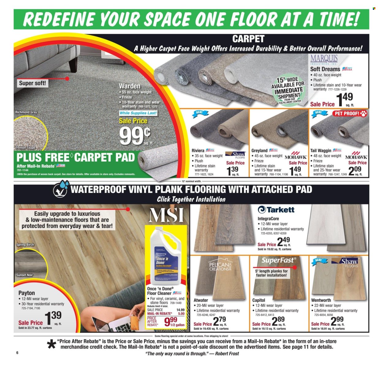 Menards ad - 01/23/2025 - 02/02/2025. Page 1