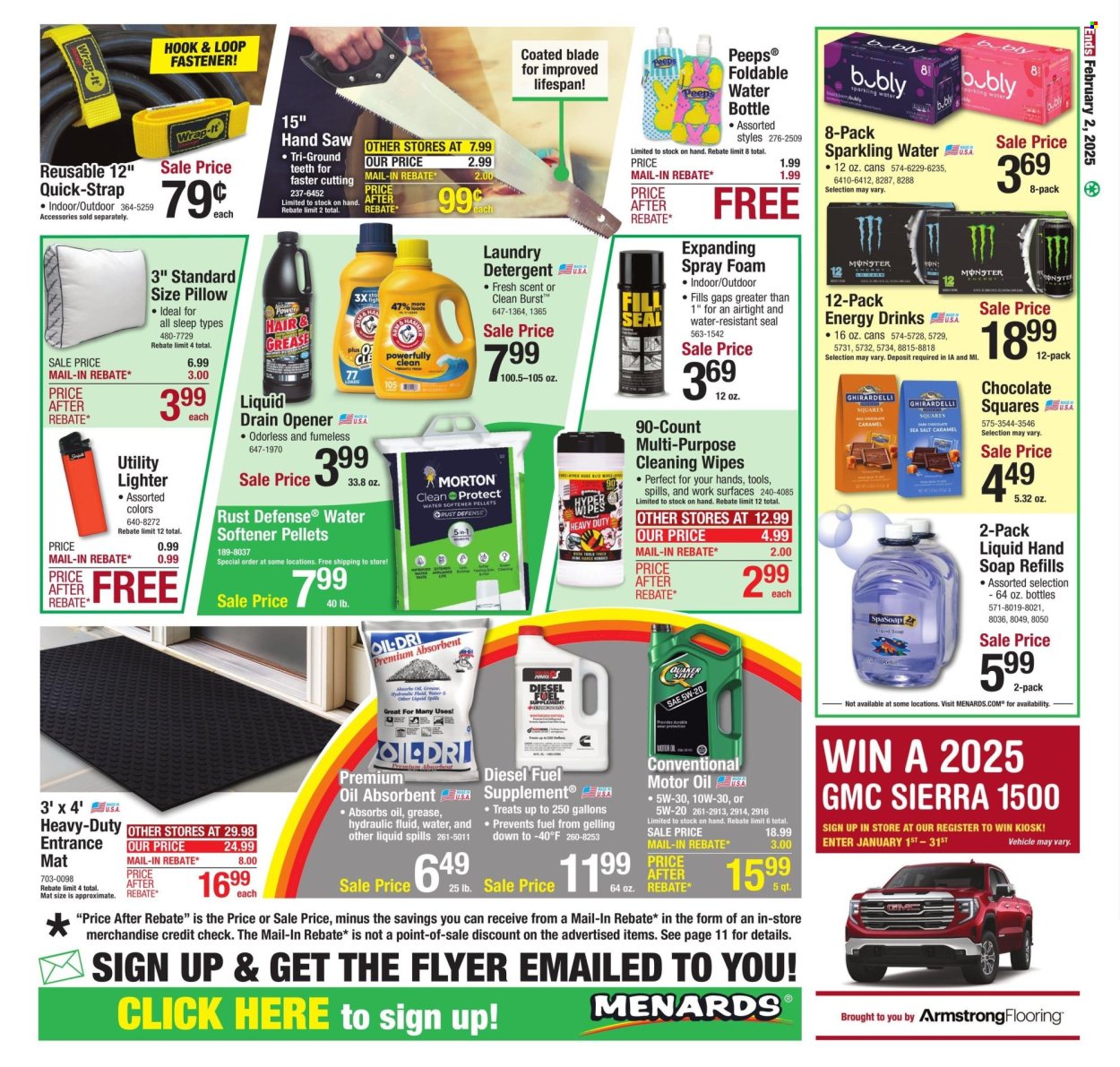 Menards ad - 01/23/2025 - 02/02/2025. Page 1