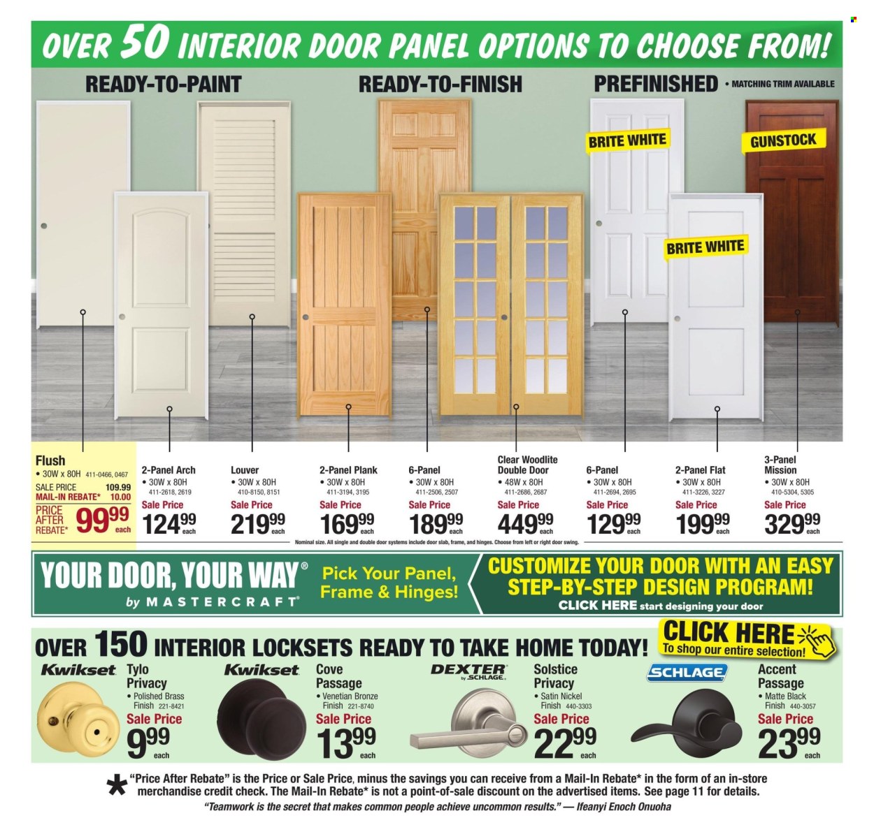 Menards ad - 01/23/2025 - 02/02/2025. Page 1