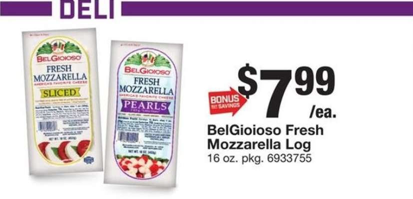 BelGioioso Fresh Mozzarella Log