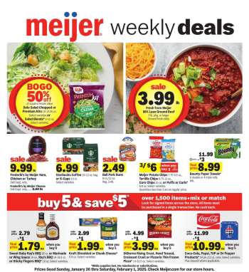 Meijer Flyer - 01/26/2025 - 02/01/2025.