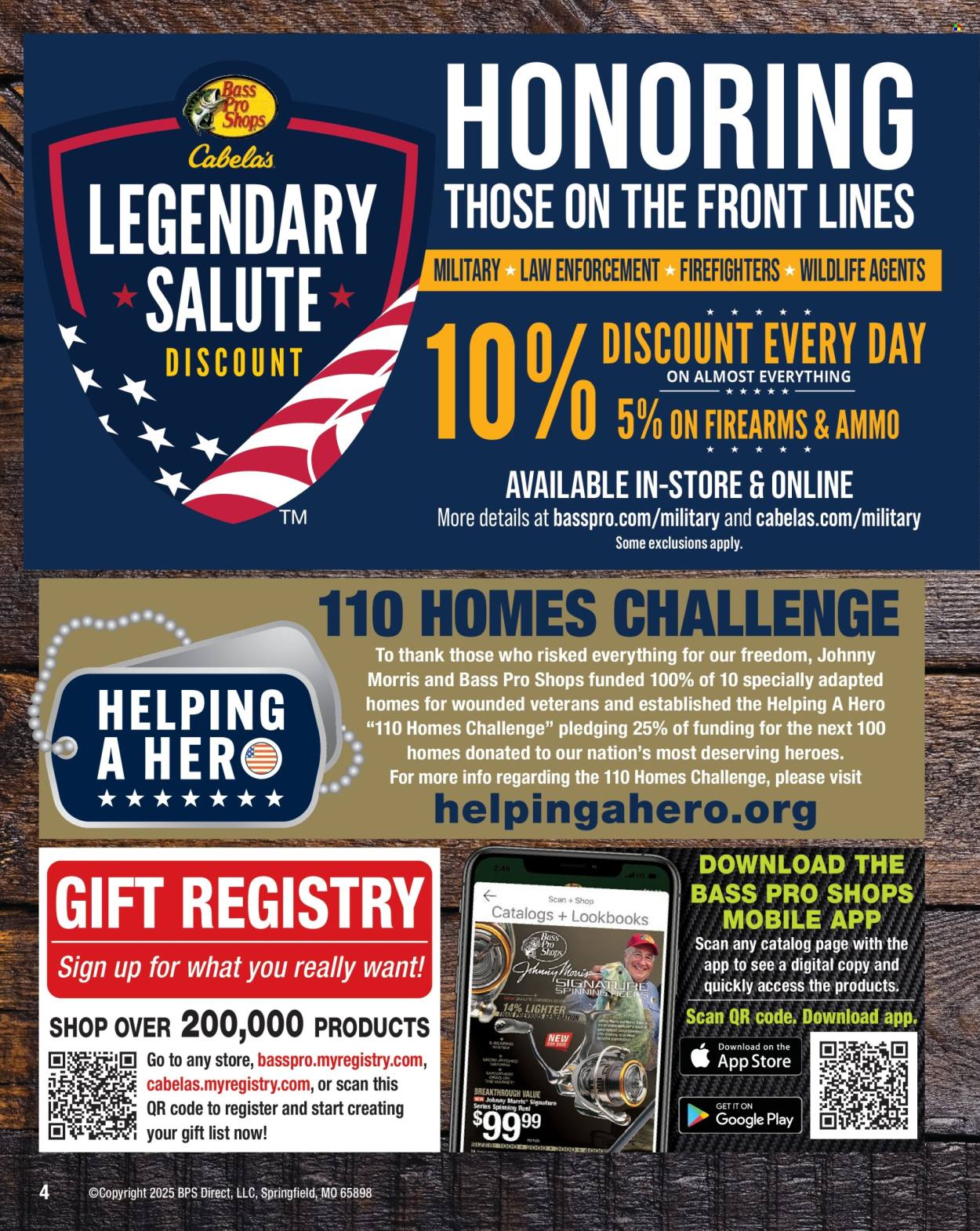 Cabela's ad. Page 1