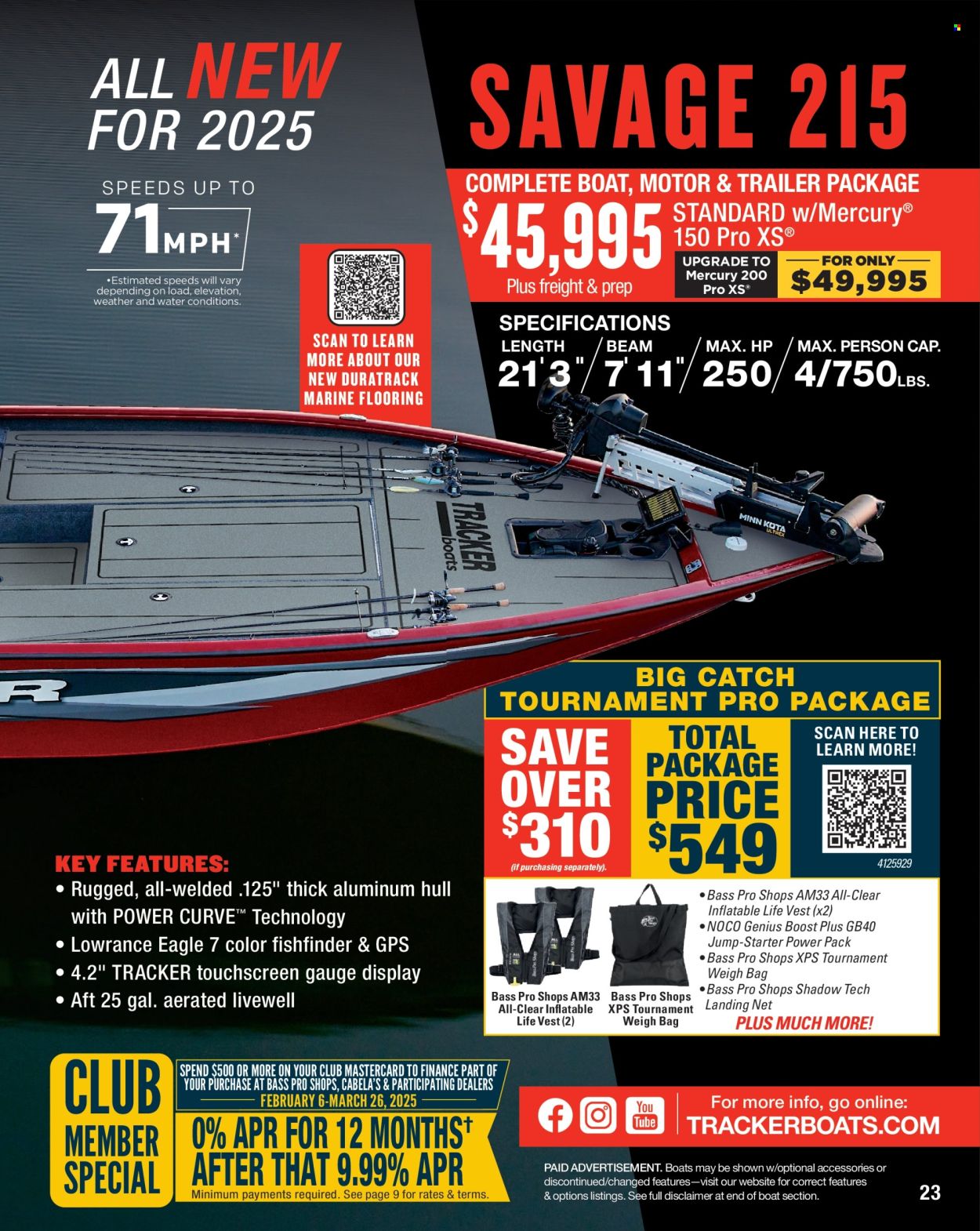 Cabela's ad. Page 1