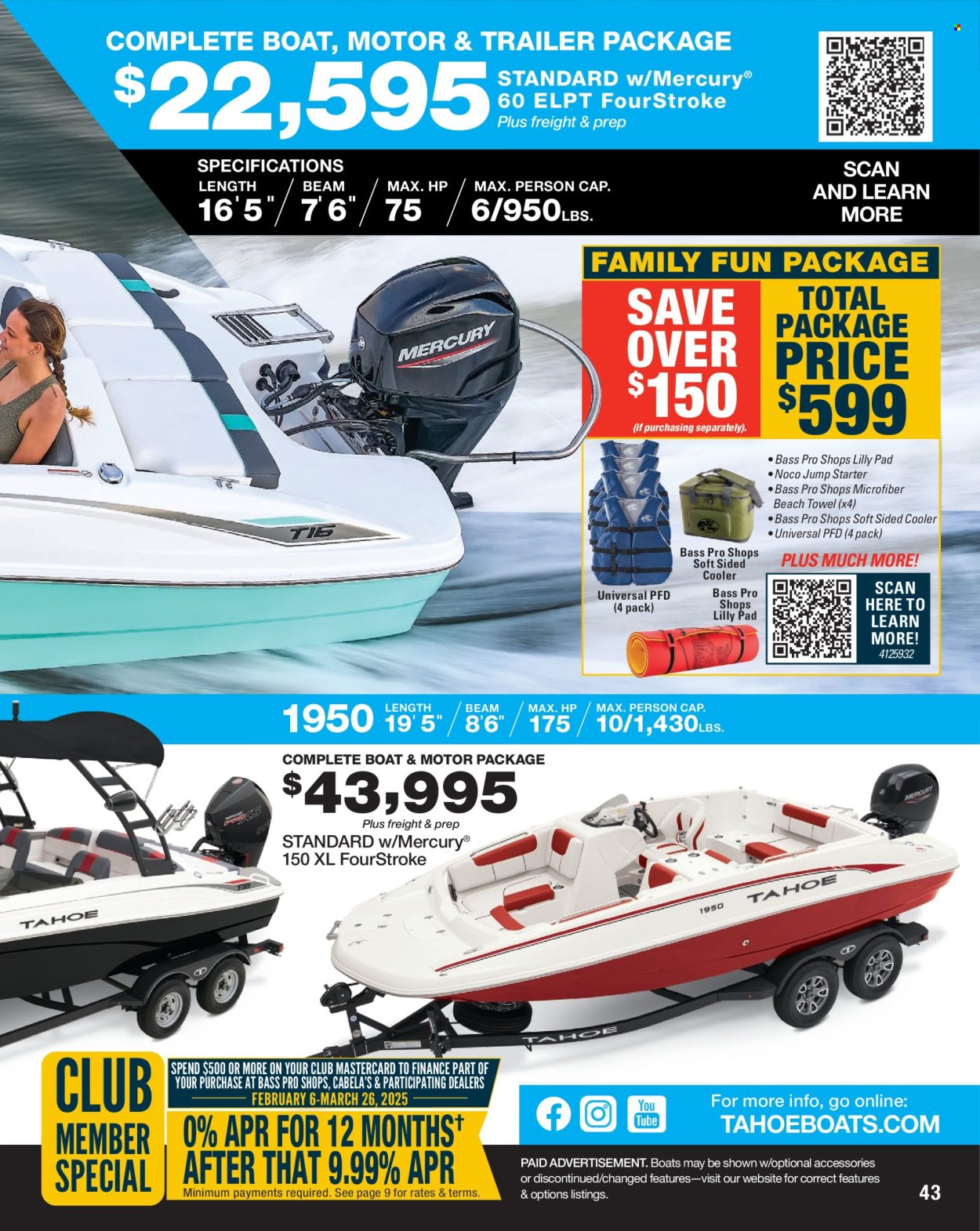 Cabela's ad. Page 1