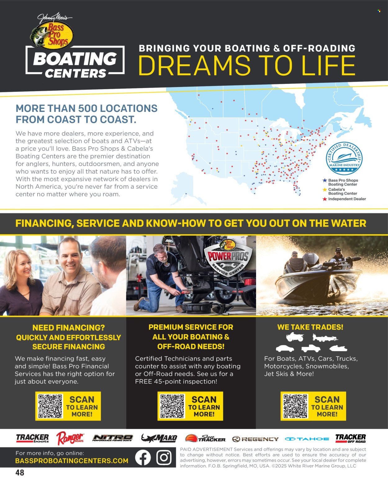 Cabela's ad. Page 1
