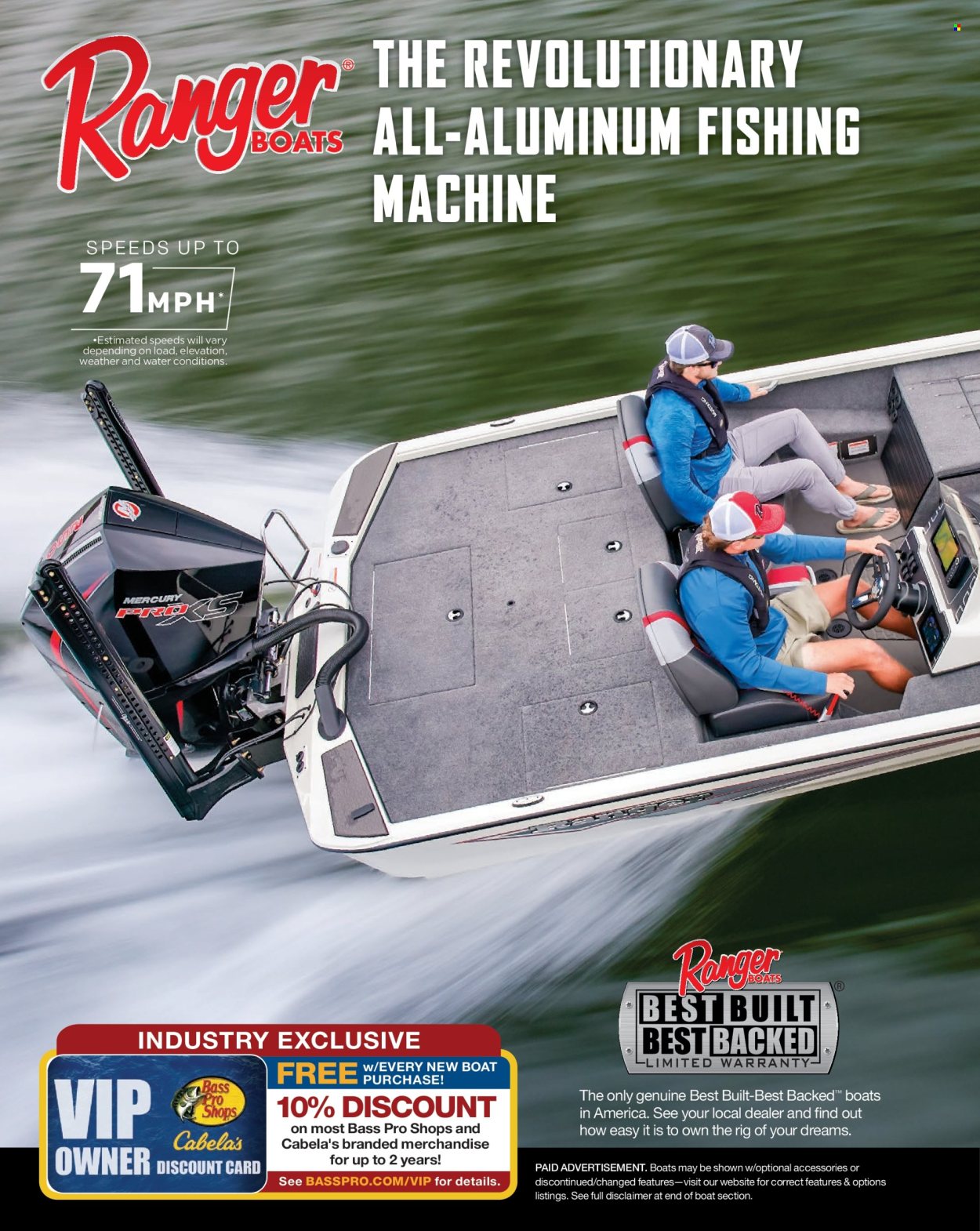 Cabela's ad. Page 1