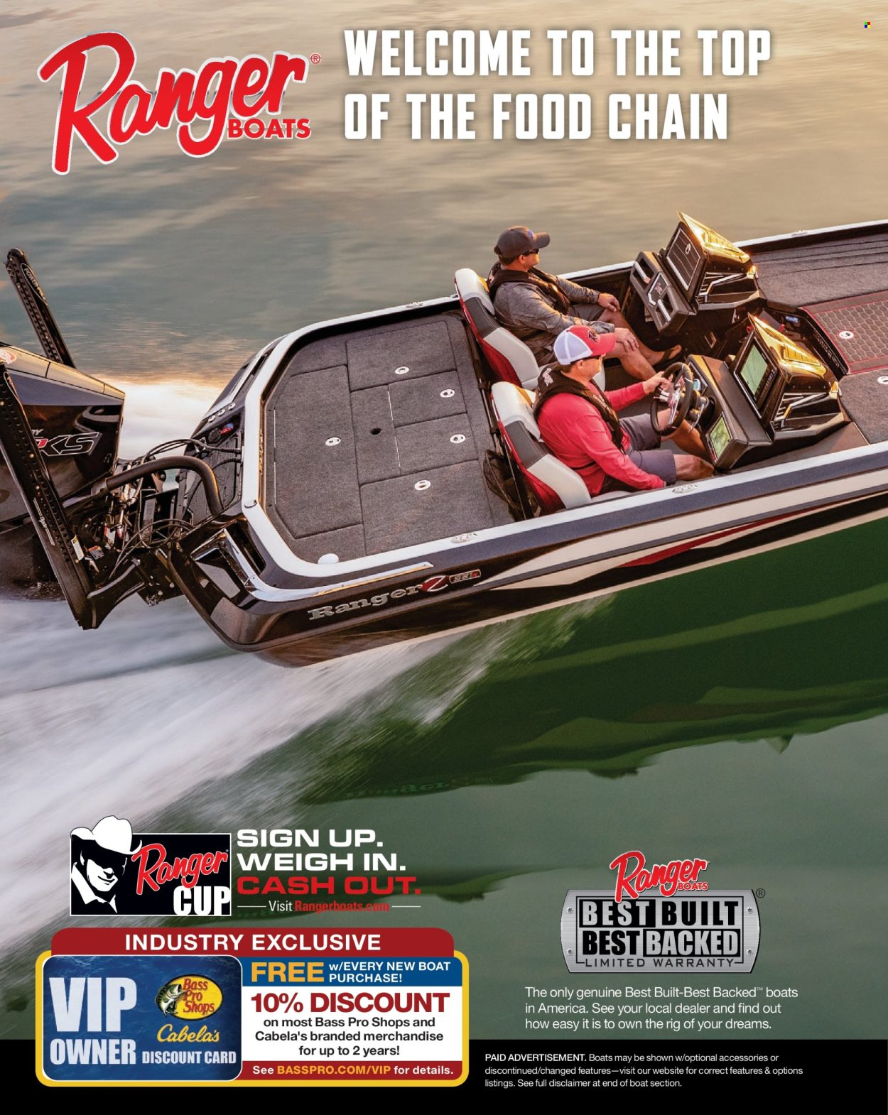 Cabela's ad. Page 1
