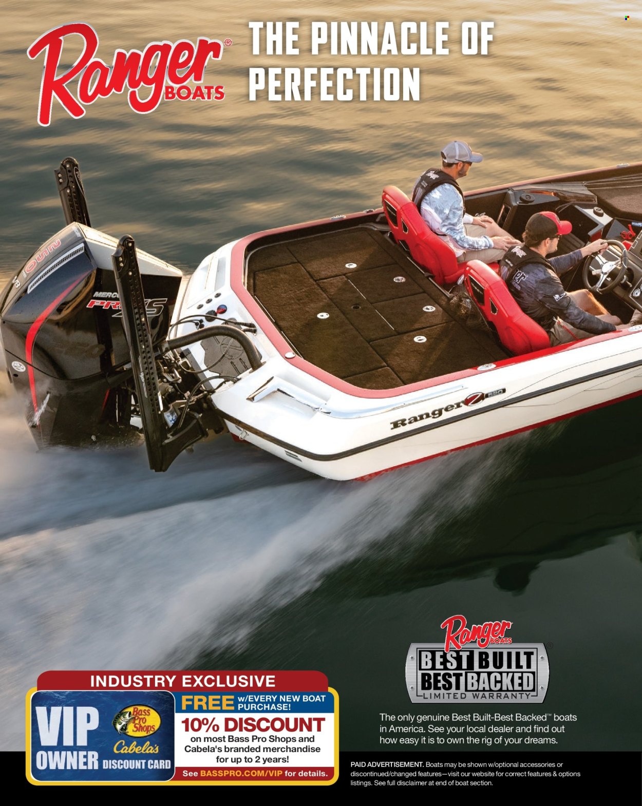 Cabela's ad. Page 1