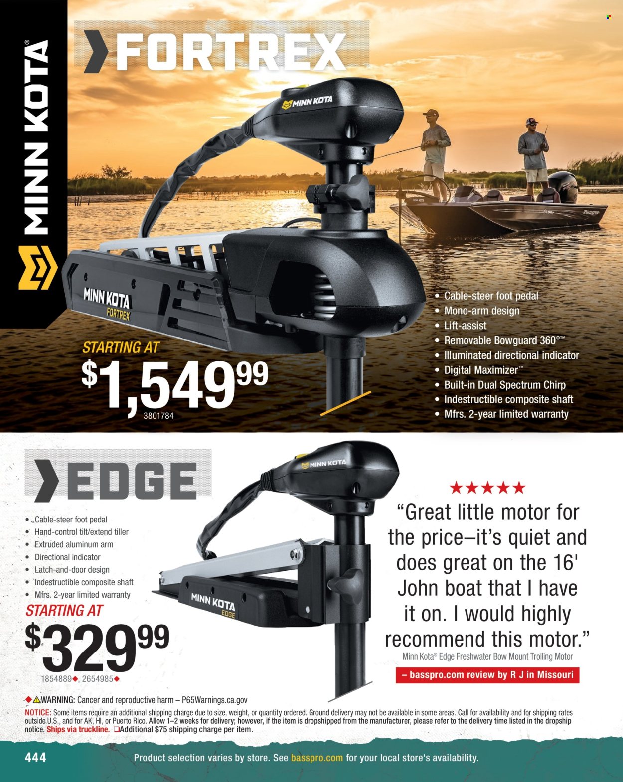 Cabela's ad. Page 1