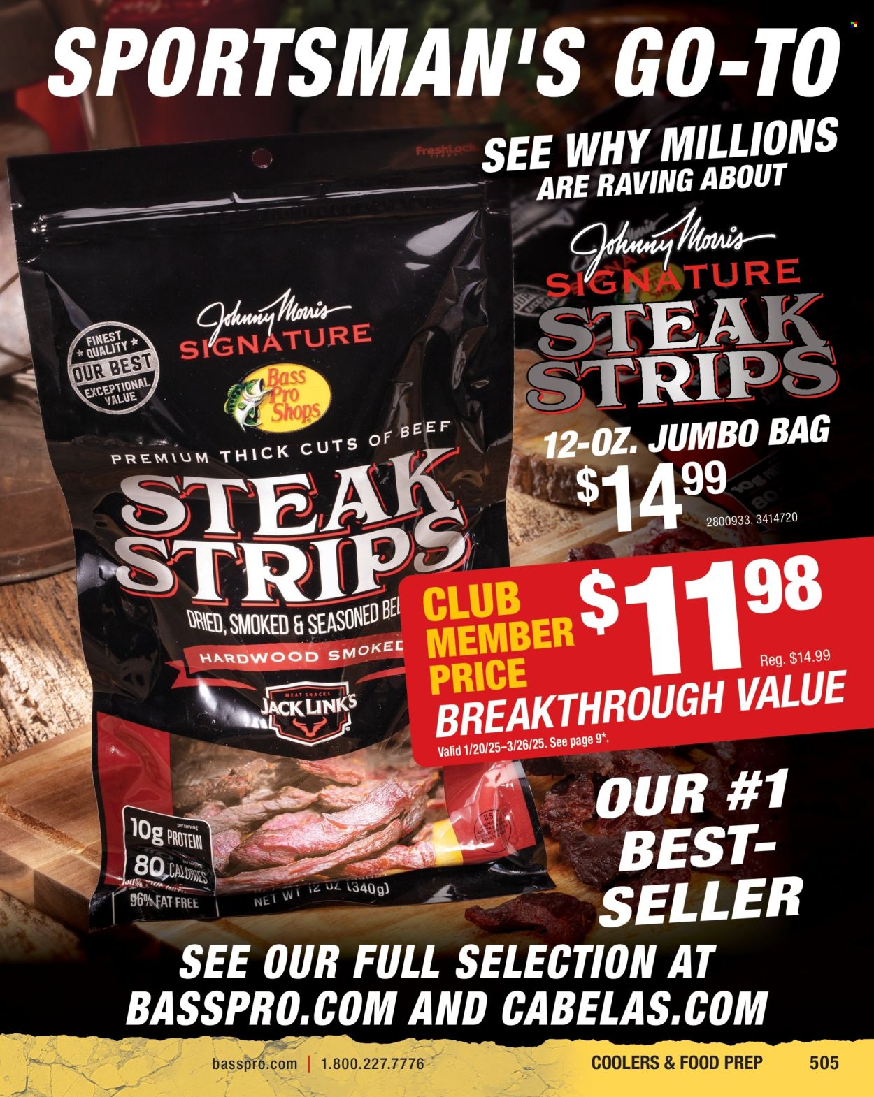 Cabela's ad. Page 1